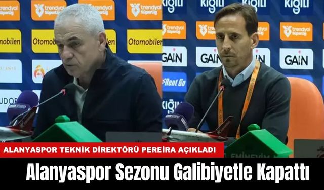 Alanyaspor Sezonu Galibiyetle Kapattı