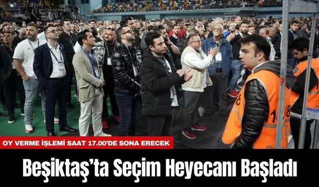 Beşiktaş’ta Seçim Heyecanı Başladı