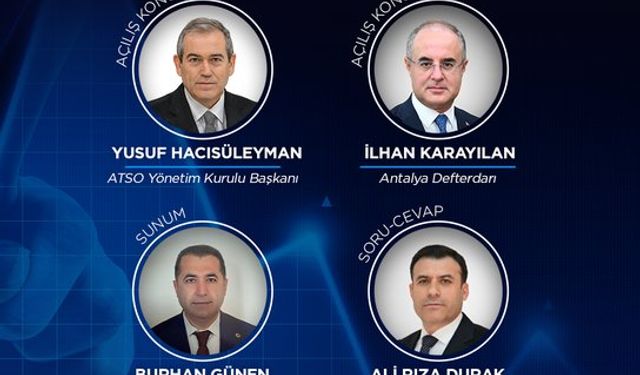 Antalya'da Yeni Şirketlere Vergi Rehberi ATSO’dan Geldi!
