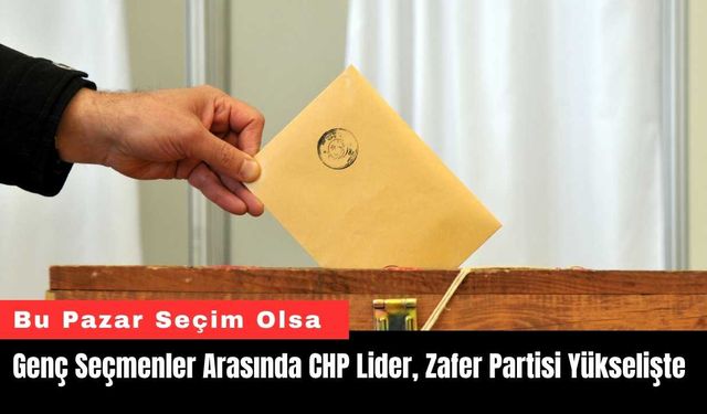 Genç Seçmenler Arasında CHP Lider, Zafer Partisi Yükselişte