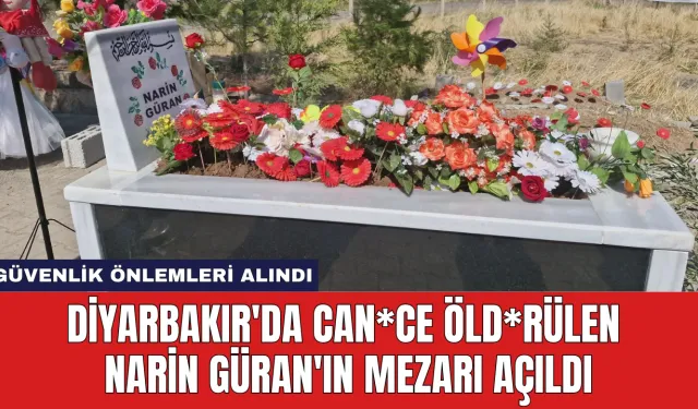 Diyarbakır'da Can*ce Öld*rülen Narin Güran'ın Mezarı Açıldı