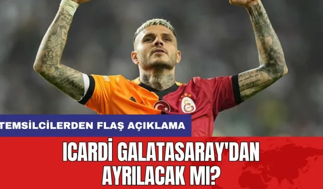 Temsilcilerden flaş açıklama: Icardi Galatasaray'dan ayrılacak mı?