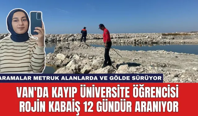 Van'da Kayıp Üniversite Öğrencisi Rojin Kabaiş 12 Gündür Aranıyor