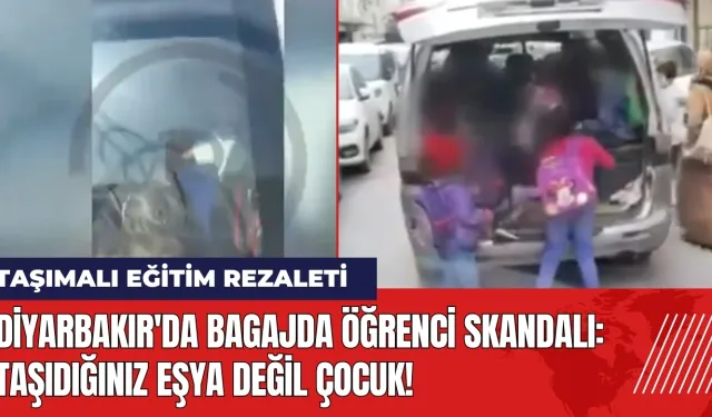 Diyarbakır'da bagajda öğrenci skandalı: Taşıdığınız eşya değil çocuk!