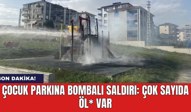 Son dakika! Çocuk parkına bomb*lı s*ldırı: Çok sayıda öl* var