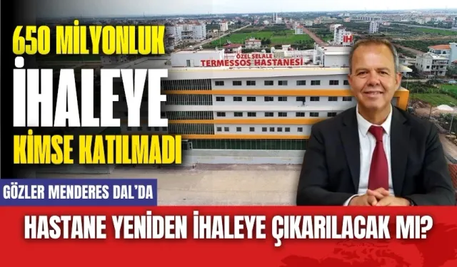 O ihaleye katılan olmadı! Hastane yeniden ihale edilecek mi?