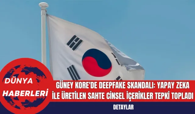 Güney Kore'de Deepfake Skandalı: Yapay Zeka ile Üretilen Sahte Cins*l İçerikler Tepki Topladı