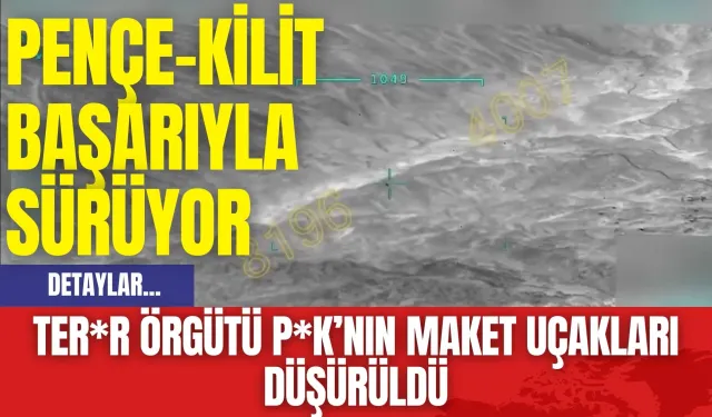 Ter*r örgütü P*K’nın maket uçakları düşürüldü