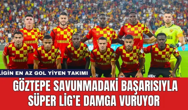 Göztepe Savunmadaki Başarısıyla Süper Lig’e Damga Vuruyor