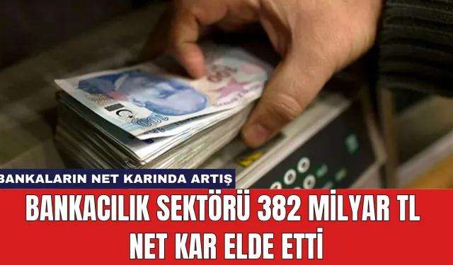 Bankacılık Sektörü 382 Milyar TL Net Kar Elde Etti