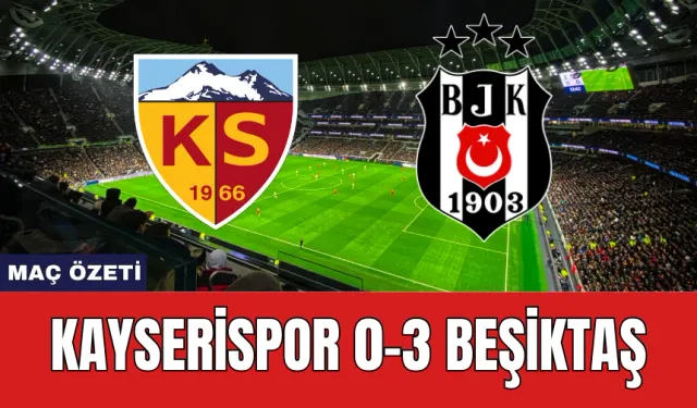 Kayserispor Beşiktaş Maçı Saat Kaçta? Kayserispor Beşiktaş Maçı Hangi Kanalda Yayınlanacak?