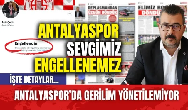 Antalyaspor’da gerilim yönetilemiyor!