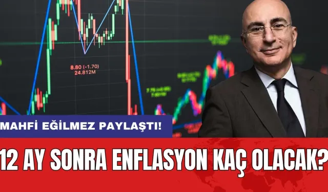 Mahfi Eğilmez paylaştı: 12 ay sonra enflasyon kaç olacak?