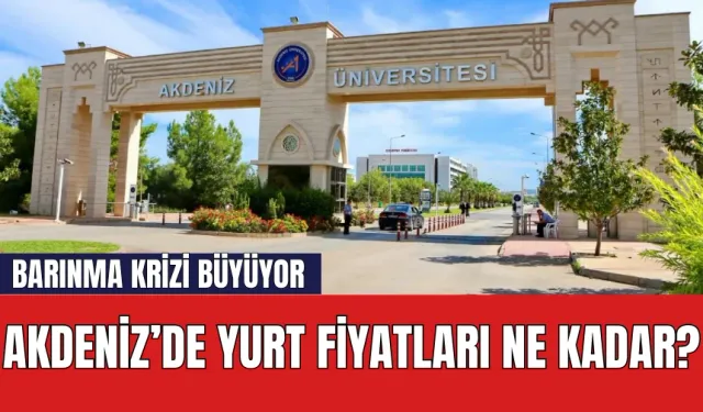 Antalya'da Yurt Fiyatları Ne Kadar? Öğrenciler Tarikat Yurtlarına Mahkum