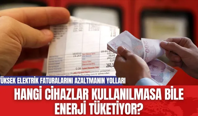 Hangi Cihazlar Kullanılmasa Bile Enerji Tüketiyor?