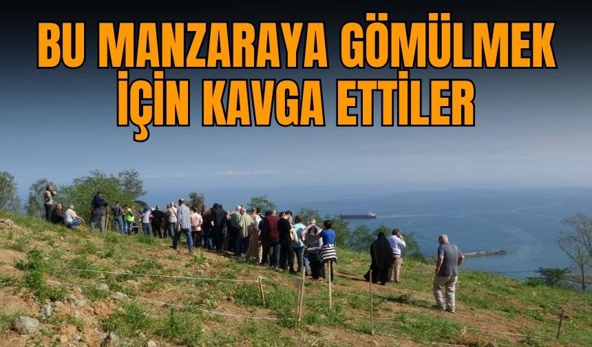 Manzaralı mezarlık için ölümüne kavga