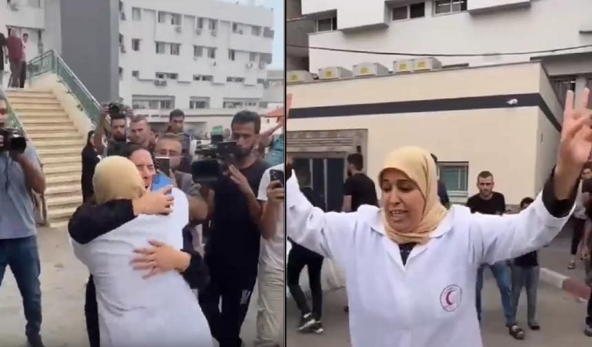 Filistinli doktor yaralılar arasında ölen kocasını gördü