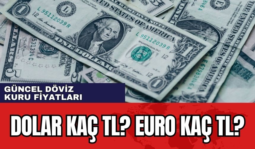 Dolar ve Euro güne nasıl başladı? 7 Mayıs döviz fiyatları