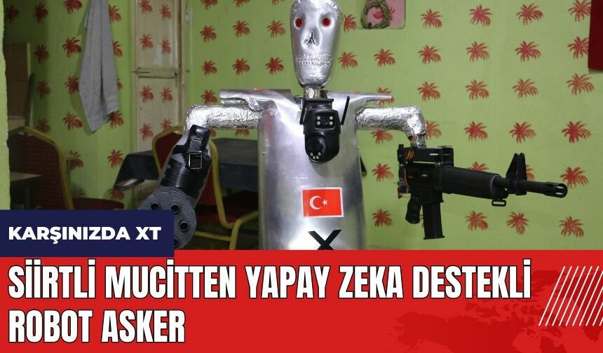 Siirtli mucitten yapay zeka destekli robot asker! Karşınızda XT