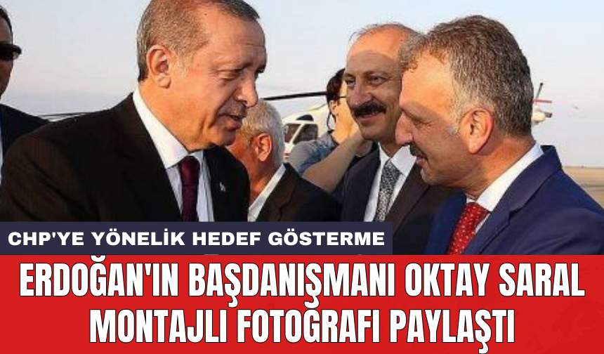Erdoğan'ın Başdanışmanı Oktay Saral montajlı fotoğrafı paylaştı