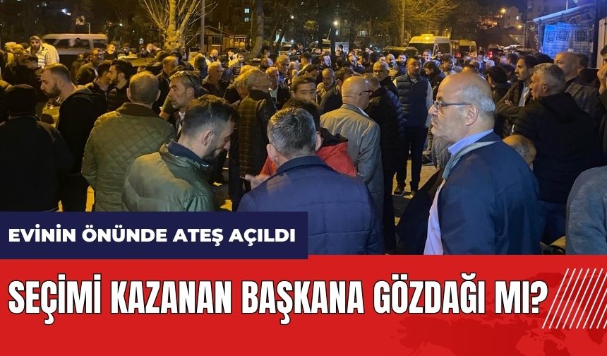 Giresun’da seçimi kazanan başkana gözdağı mı? Evinin önünde ateş açıldı