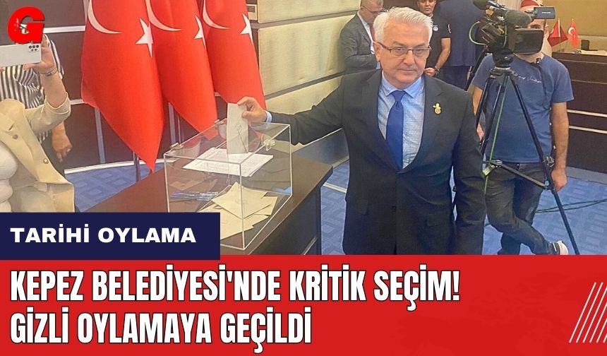 Kepez Belediyesi'nde başkan vekili seçiliyor!