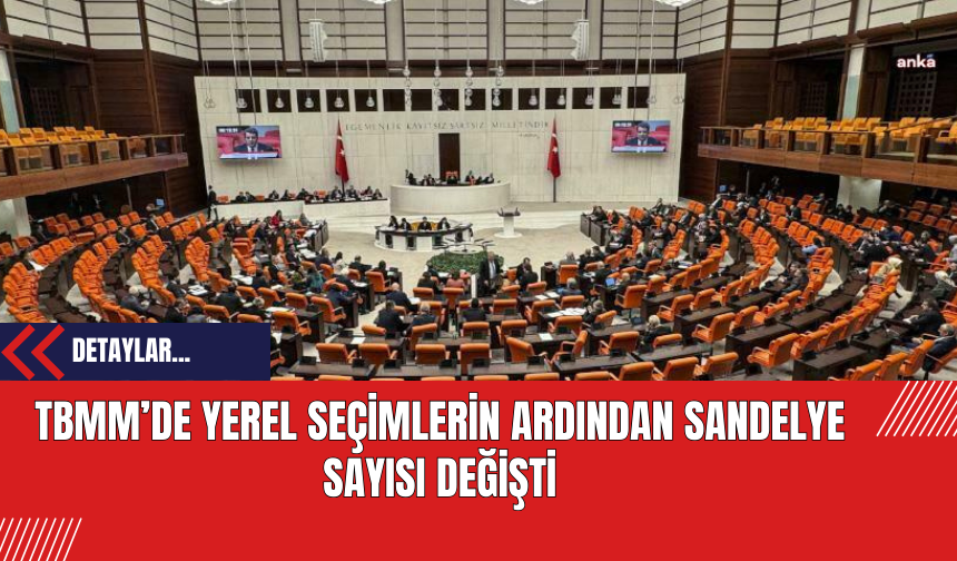 CHP'den 4 Milletvekili Belediye Başkanlığına Geçti TBMM Genel Kurulu Toplandı