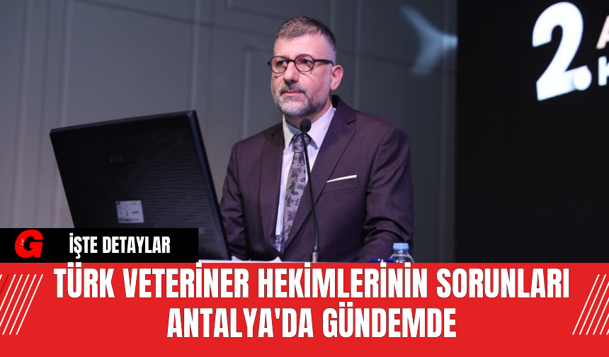 Türk Veteriner Hekimlerinin Sorunları Antalya'da Gündemde