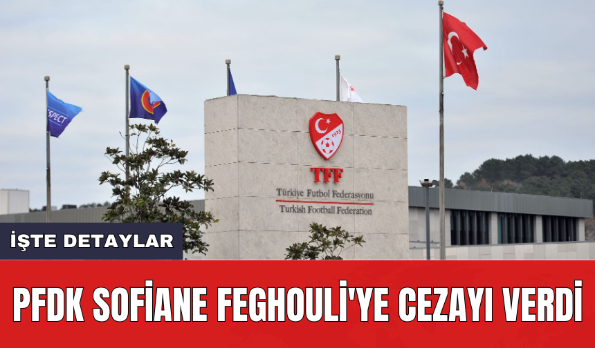 PFDK Sofiane Feghouli'ye cezayı verdi