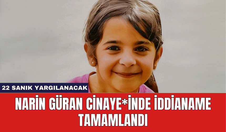 Narin Güran Cinaye*inde İddianame Tamamlandı: 22 Sanık Yargılanacak