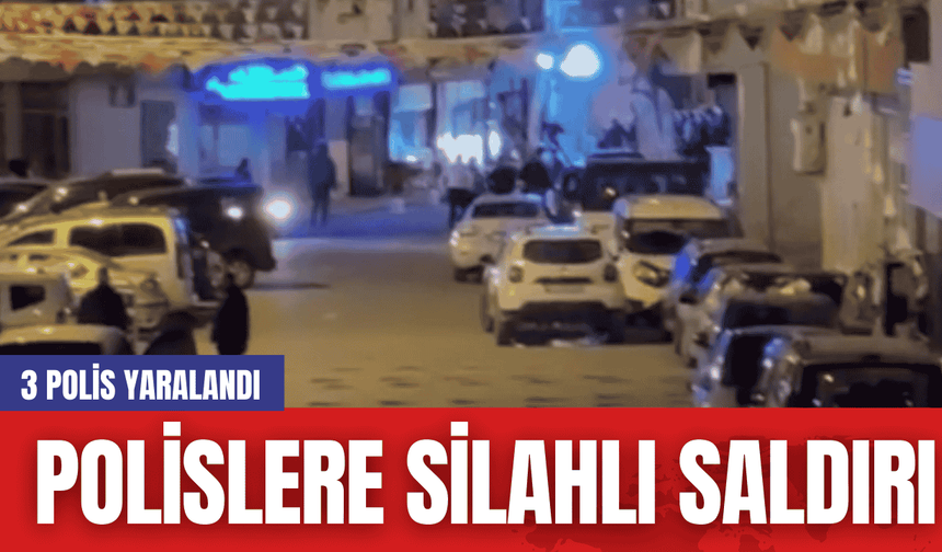 Polislere Silahlı Saldırı: 3 Polis Yaralandı