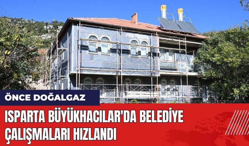 Isparta Büyükhacılar'da Belediye Çalışmaları Hızlandı