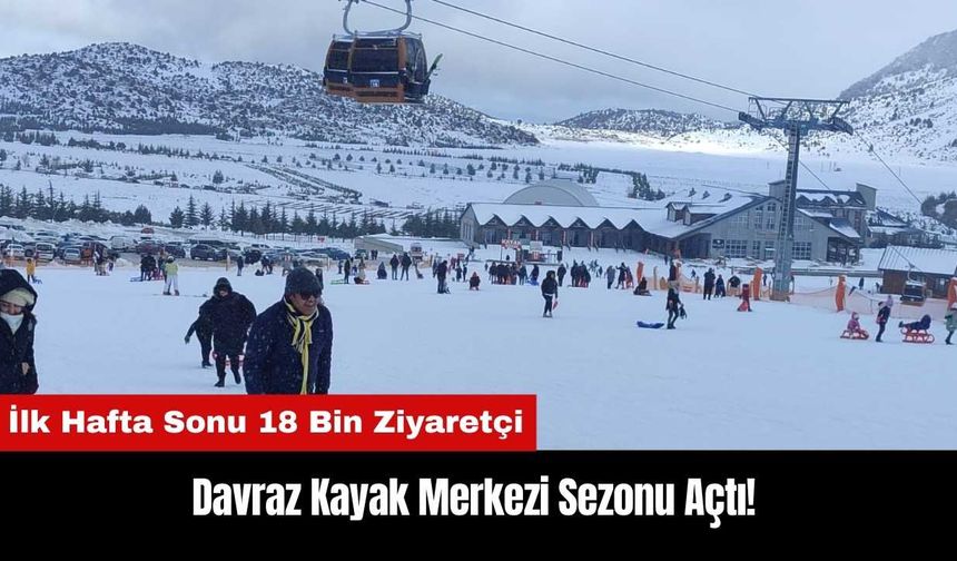 Davraz Kayak Merkezi Açıldı! İlk Hafta Sonu 18 Bin Kişi Geldi