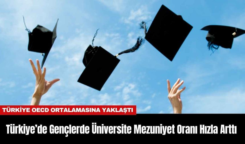 Türkiye’de Gençlerde Üniversite Mezuniyet Oranı Hızla Arttı