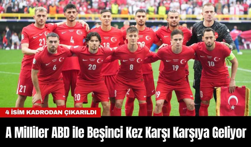 A Milliler ABD ile Beşinci Kez Karşı Karşıya Geliyor