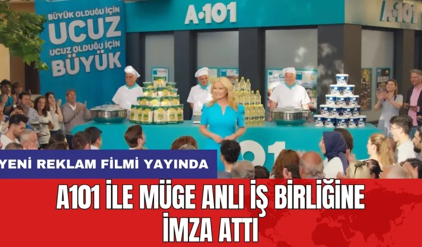 A101 ile Müge Anlı iş birliğine imza attı: Yeni reklam filmi yayında