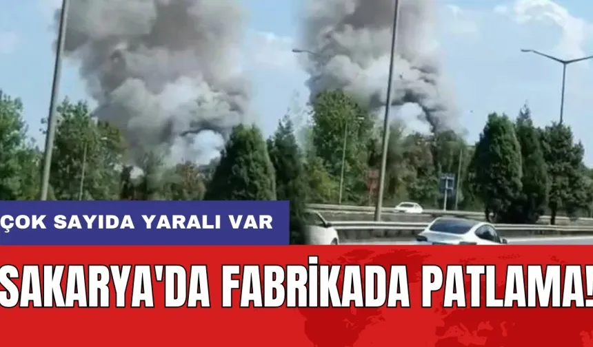 Sakarya'da Oba makarna fabrikasında patlama! Çok sayıda yaralı var